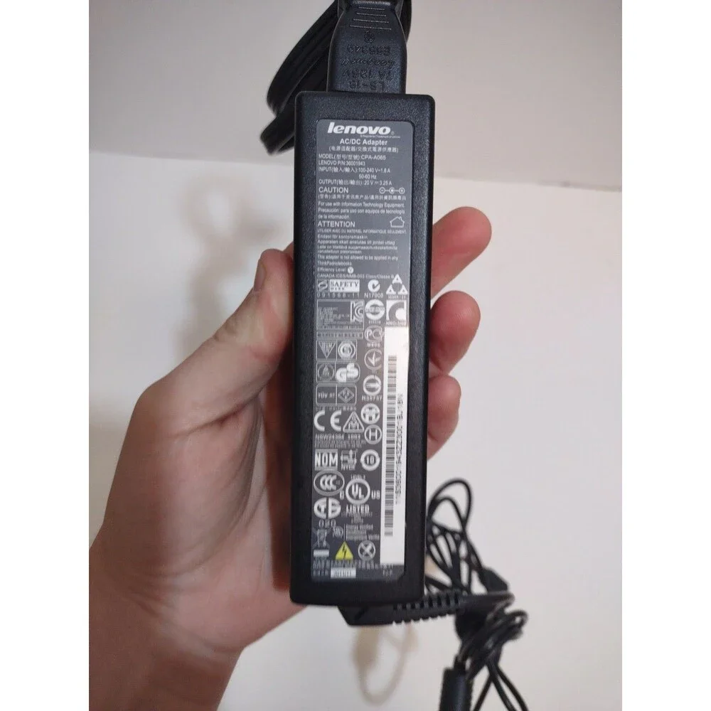Genuine 65W 20V AC Adapter Charger Lenovo CPA-A065 ADP-65KH B OEM